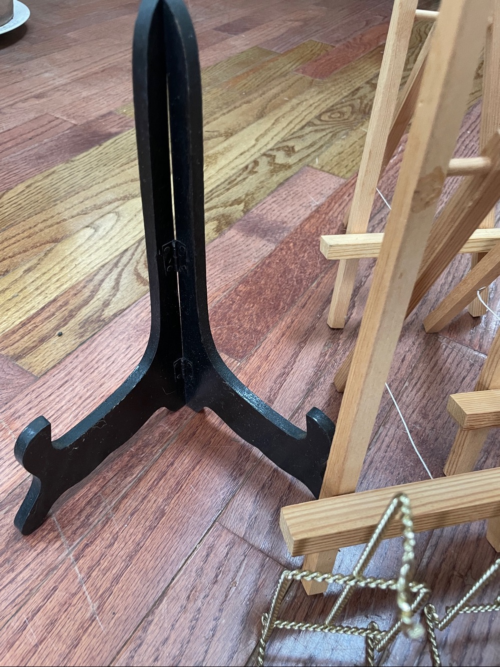 Plate Photo Stands. 9. Wood. Metal - Picture 3 of 7
